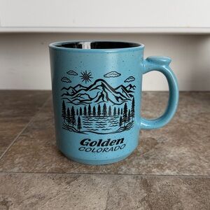 Blue Golden Colorado Mountain Mug